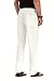 NITAGUT Men Casual Beach Trousers Linen Summer Pants (Large(US 38-40), 06White)