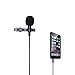 LANMU Lavalier Lapel Microphone,Lavalier Microphone,Omnidirectional Condenser Microphone for iPhone6/6Plus/6sPlus,iPad iPod Samsung All Smartphones (5 Feet /3.5mm TRRS Jack)