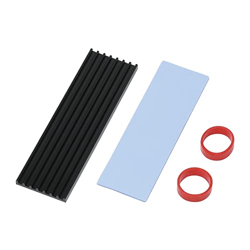 アイネックス M.2 SSD用ヒートシンクセット ブラックの商品画像