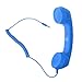 Retro Classic Telephone Handset, 3.5mm Mini Microphone Speaker Phone Call Receiver Blue