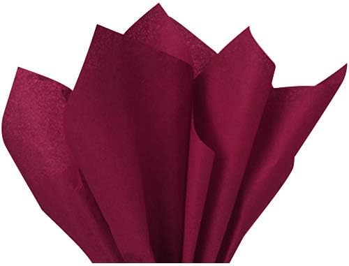 Flexicore PackagingGift Wrap Tissue Paper | Size: 15"x20" | 100 Sheet | Acid Free Bulk | (Cranberry, 100 Sheets)