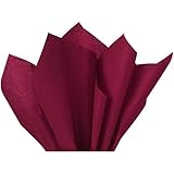 Flexicore PackagingGift Wrap Tissue Paper | Size: 15"x20" | 100 Sheet | Acid Free Bulk | (Cranberry, 100 Sheets)