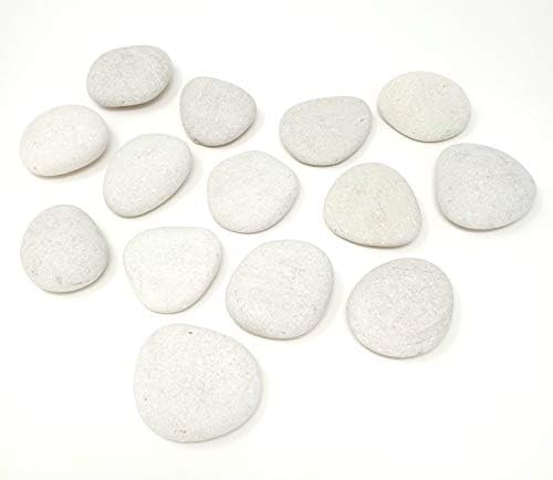 Capcouriers Tiny Painting Rocks - Rocks for Painting - About 1 to 1.25 inches in Length - 14 Rocks