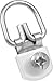 OOK 50636 D-Ring Hangers, Mirror Hangers, Picture Hangers, ReadyScrew, Steel, Zinc Plated, 25lb (10 Set)