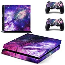 Galaxy Stars Nebula Design Vinyl Skin Decal for Sony PlayStation 4 PS4 Console Sticker