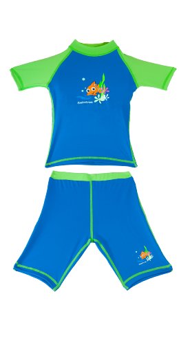 Boys size 8 Sun UV Protective Rashguard Swimsuit swim shirt & shorts SPF+50 Kids Age 8 Years Old