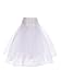 Remedios Kids White 3 Layers Wedding Flower Girl Petticoat/Underskirt/Crinoline,Small / 18-26 Inches, White