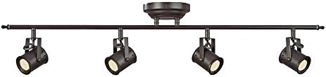 Studio 4-light Oiled Rubbed Bronze Dimmable Fixed Track Lighting Kit