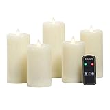 Mirage 5-Piece LED Candles The Look of a Real Flame