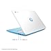 HP Chromebook 14-inch Laptop, Intel Celeron N2840, 4GB RAM, 16GB eMMC, Chrome (14-ak030nr, Blue/White)