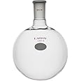 Laboy Glass 1000mL Single Neck Round Bottom Boiling Flask Heavy Wall with 24/40 Joint Heating Reaction Receiving Flask Organic Chemistry Lab Glassware