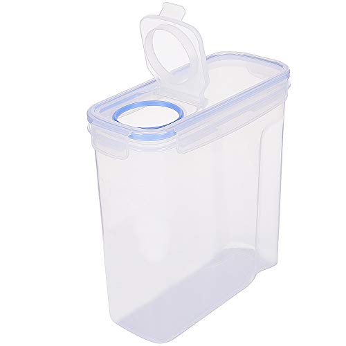 Homrealm Cereal Storage Container Airtight Food Storage Containers Upgraded Cereal dispenser,BPA Free Pantry Storage Containers for Cereal Rice Cookies Flour Sugar Coffee Pet food&More - Thumbnail 5