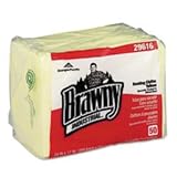 Georgia Pacific 29616 - Brawny Industrial Dusting Cloths Quarterfold, 17 x 24, Yellow, 50/Pack, 4/Carton
