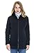 Smallshow Women's Fleece Zip Up 3 in 1 Maternity Baby Wearing Hoodie Sweatshirt Jacket Large Black
