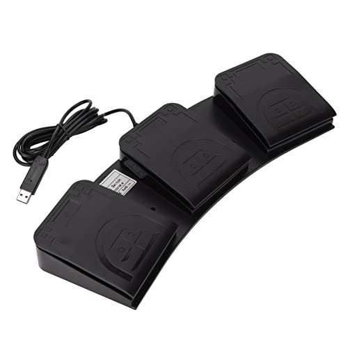 Computer Button Pedal Vbestlife USB Foot Pedal, Triple Button, MIDI Controller, Mechanical ...