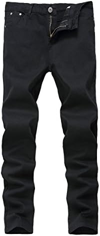 Hochock Men's Skinny Stretch Elastic Jeans Slim Fit Comfy Fashionable Pants