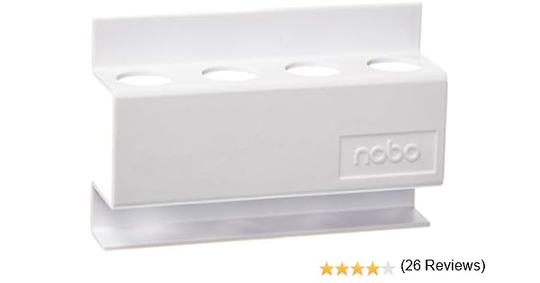 Nobo Soporte de Rotuladores Magnético, Para 4 Rotuladores de ...