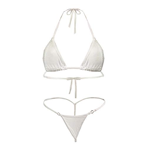 SS Queen Women's Halterneck Top and Sexy G-String Set