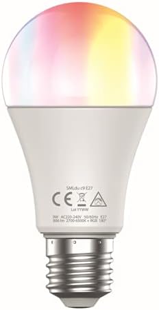 SmartHome Telekom LED Light Bulb E27 Coloured, White - Image 5