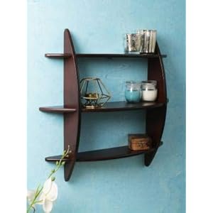 Home Sparkle Engineered Wood Wall Shelves | 3 Tier Rack Wall Mounted Shelves | Wall Shelf Ideal for Decoration in Living…
