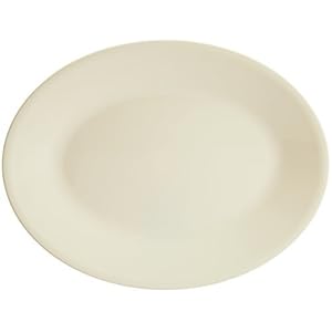 Signoraware Plastic Rice Plate, Off White