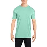 Comfort Colors Men's Adult Short Sleeve Pocket Tee, Style 6030 Chalky Mint, XX-Large