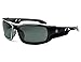 Ergodyne Skullerz Odin Polarized Safety Sunglasses - Black Frame, Smoke Lens