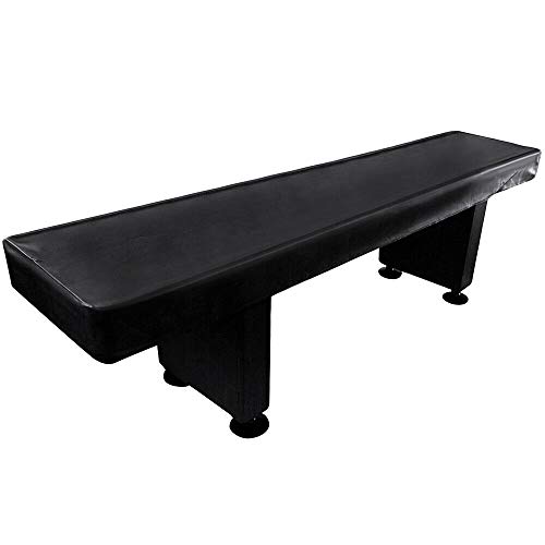 Heavens Tvcz Heavy Duty Fitted PU Leather Shuffleboard Table Cover Dust Prevention Waterproof Protector from damaging Your Shuffleboard Table 16ft 200" X 27" X 8"