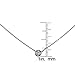 Sterling Silver Cubic Zirconia Bezel-Set Solitaire Tiny Choker Necklace