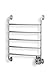 Warmrails Regent Towel Warmer - Wall Mounted Towel Warmer Rack for Drying Towels and Garments - 25.5-Inch Chrome Finish Frame with 5 Bars - Model HSRC