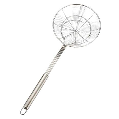 F Fityle Edelstahl Schaumlöffel Schaumkelle Abschöpflöffel - 20 cm