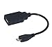 SaiTech IT (2 Pack Micro USB 2.0 OTG Cable for Mobile Phones - USB A Female to Micro USB B 5 Pin Male Adapter Cable