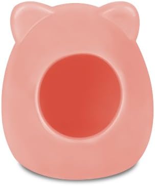 Mable Ruth Cute Hamster Hideout Nest – Tiny Critter House for Gerbils, Mice, Chinchillas and Other Small Animals – Safe Ceramic Mini Pet Home and Bath