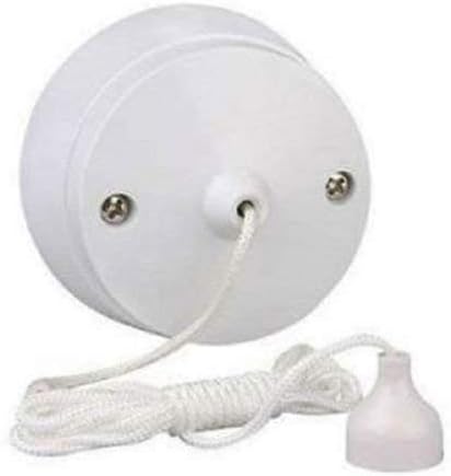 PIFCO 6Amp 1 Way Ceiling Pull Cord Switch 1.5m Cord