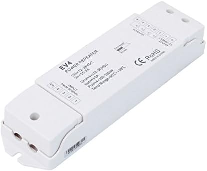 LED Signal Amplifier Power Repeater Data Extender PWM Constant Voltage 4 Channel 5A/CH DC12-36V for RGBW RGB WW/CW Single Color LED Strip LED Module(RGBW Amplifier)