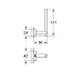 Grohe 40623001 Essentials Cube Spare Toilet Paper Holder, Starlight Chrome