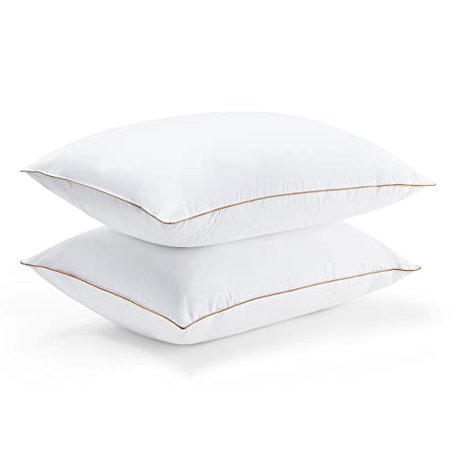 puredown® Goose Feathers and Down Alternative Pillows, Premium Medium