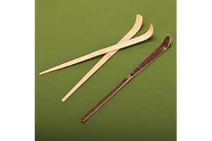DiDiBirDi 2 Pcs Matcha Scoop,Japanese Chashaku,Matcha Spoon for Traditional Tea Ceremonies,Japanese Tea Ceremony Supplies