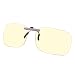 GAMEKING Ultra Blue Light Blocking Clip-on Computer Glasses Video Gaming Glasses Rimless | Easy Fit on Rx Frames | Digital Eyestrain Fatigue Dry Eyes Relief Eye Protection Sleep Better