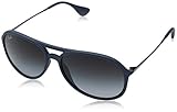 Ray-Ban Unisex Adult Alex Aviator Sunglasses in Blue Rubber RB4201 60028G 59