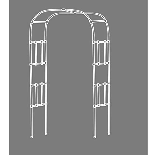 SSHHM Rosenbogen für Kletterpflanzen,Torbogen Rankgitter Gartenbogen Rankhilfe Rankgestell,Balkon Outdoor Traubenbogen…