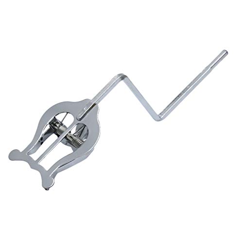 GloryMM Silver Alto Saxophone Traveling Clip Plating Sax Lyre Clamp-On Holder Musical Instrument Part - Thumbnail 2