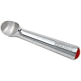 Zeroll 1030 Original Ice Cream Easy Scoop with Unique Liquid Filled Heat Conductive Handle Simple One Piece Aluminum Design Easy Release 60 Scoops per Gallon Made in USA, 1-ounce, Silver