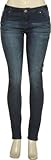 BRAND NAME Blue Indigo Stretch Skinny Jeans [DCF-1308], DR INDIGO WASH, 27
