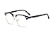 ALWAYSUV Vintage Classic Horn Rimmed Half Frame Clear Lens Sunglasses