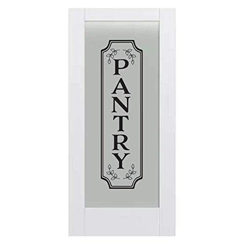 Vertical Pantry Door Decal for Glass or Wood Doors or Wall