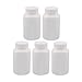 uxcell 5pcs 300ml High-grade Plastic Capsule Pill Bottle Healthy Product Round Bottle White