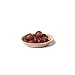 Naturally Chic Palm Leaf Bowls for Rabbits - 4 Inch Untreated Palm Leaf Mini Plates for Bunny, Chewable Treat Dish for Rabbits & Bunnies - 25 Pack Small Bamboo Like Plates