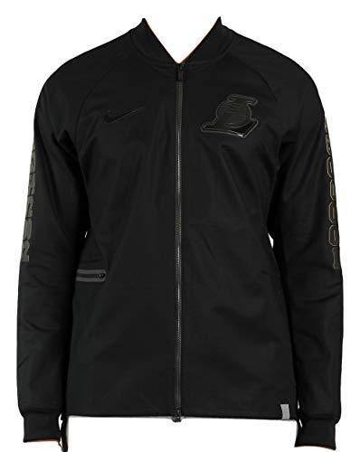 nike lakers varsity jacket