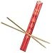 RG RG500 Paper Premium Disposable Bamboo Chopsticks Sleeved and Seperated (500), White